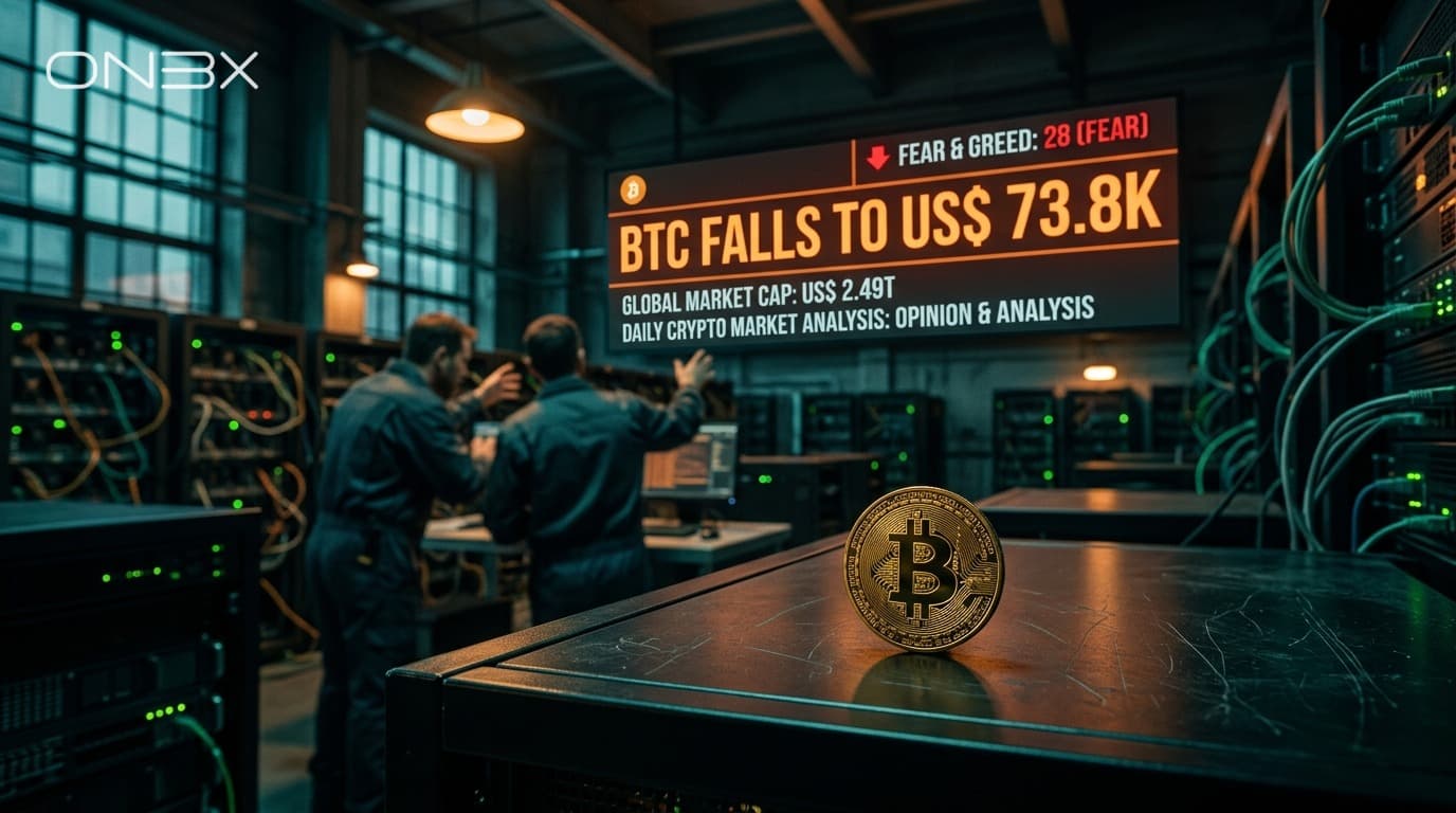 Crypto Radar — May 31, 2026: BTC Falls to US$ 73.8K Crypto Radar — May 31, 2026: BTC Falls to US$ 73.8K